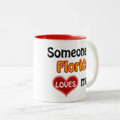 Someone in Florida loves me ツートーンマグカップ (正面右)
