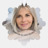 Someone In Heaven Cardinal Greenery Photo オーナメントカード (裏面)