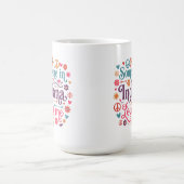 Someone in Indiana Loves Me Boho Hippie Design モーフィングマグカップ (中央)