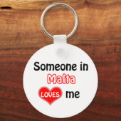 Someone in Malta Loves me キーホルダー (正面)