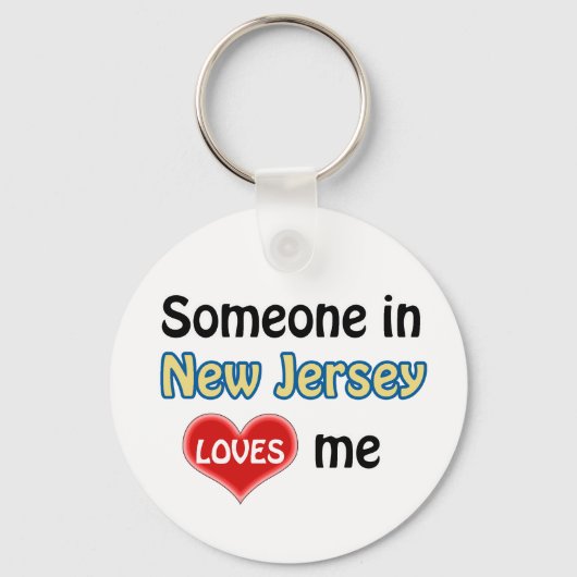 Someone in New Jersey Loves me キーホルダー (正面)