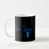 Someone In New Jersey Loves Me New Jersey コーヒーマグカップ (左)