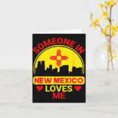 Someone In New Mexico Loves Me Love New Mexico  カード (黄色い花)