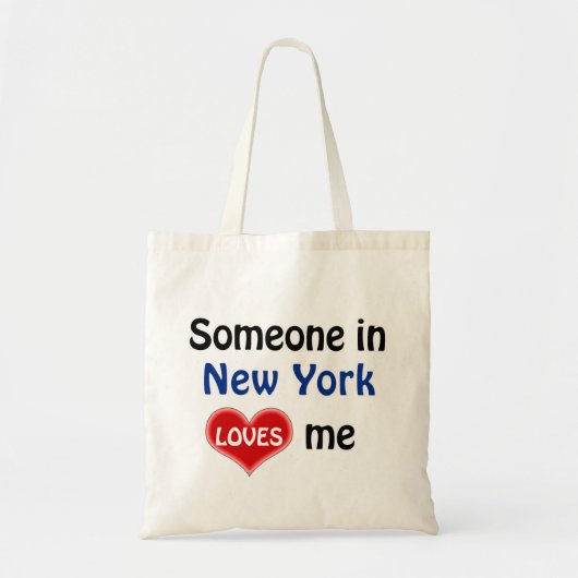 Someone in New York loves me トートバッグ (正面)
