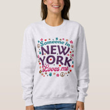 Someone in New York Loves Me Retro Funny Design