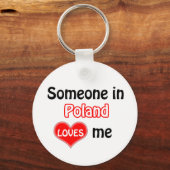Someone in Poland Loves me キーホルダー (正面)