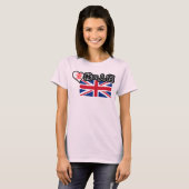 Someone in the UK loves me! (Chinese symbols) Tシャツ (正面フル)