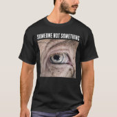 SOMEONE NOT SOMETHING PIG VEGAN Tシャツ (正面)