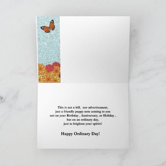 Someones日を明るくして下さい カード (内部)