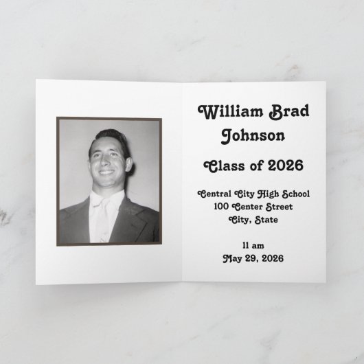 Someone's Graduating Who Who Owlet in Tree  カード (内部)