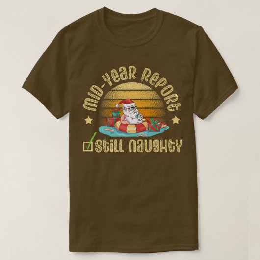 Somer Chrの中年いけなレポートがまだサンタ Tシャツ (デザイン正面)