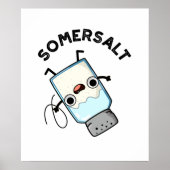 Somersalt Funny Somersault Salt Pun ポスター (正面)