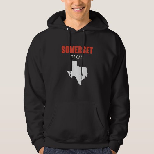 Somerset Texas USA State America Travel Texas パーカ (正面)