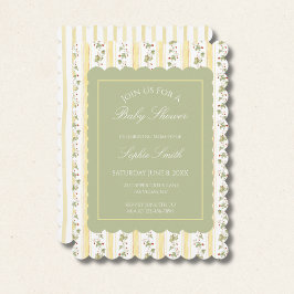 Something berry sweet is coming baby shower 招待状