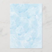 Something Blueシャワー前のブライダルシャワー メニュー (裏面)