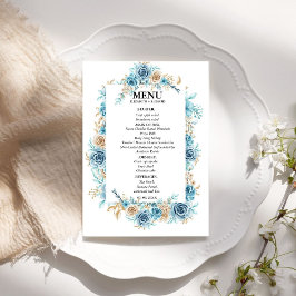 Something Blueシャワー前のブライダルシャワー メニュー