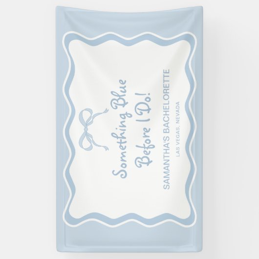 Something Blueバチェロレッテへようこそ 横断幕 (縦)