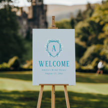 Something Blueフローラクレストブライダルシャワーへようこそ