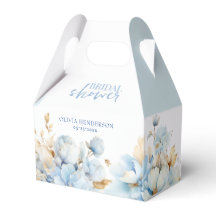 Something Blueフローラ金ゴールドウェディングシャワー