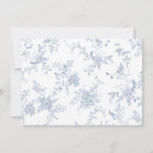 Something Blueブライダルシャワーアドバイスカード 招待状 (裏面)