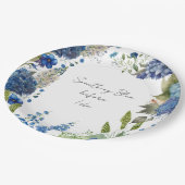 Something Blueブライダルシャワープレート ペーパープレート (アングル)