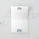 Something Blue ウェディング サンクスカード サンキューカード (内部)