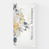 SOMETHING BLUE -フローラ結婚の 横断幕 (縦)