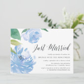 Something Blue | 結婚後のブランチ招待状 招待状 (スタンド正面)