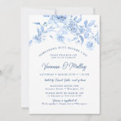 Something Blue Beflore私が行うブライダルシャワー 招待状 (正面)