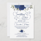 Something Blue Before I Bohoブライダルシャワー 招待状 (正面)