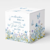 Something Blue before 'I do'フローラブライダルシャワー フェイバーボックス (正面サイド)