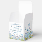 Something Blue before 'I do'フローラブライダルシャワー フェイバーボックス (オープン)