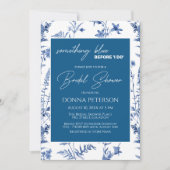 Something Blue before 'I do'フローラブライダルシャワー 招待状 (正面)