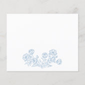 Something Blue Before I Doブライダルシャワーレシピ (裏面)