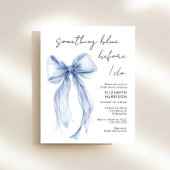 Something Blue Before I Doブライダルシャワー招待状