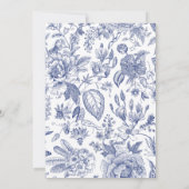 Something Blue Before I Doブライダルシャワー招待状 招待状 (裏面)