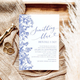 Something Blue Before I doブライダルシャワー招待状 招待状