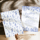 Something Blue Before I doブライダルシャワー招待状 招待状
