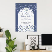 Something Blue Before I doブライダルシャワー ポスター (ホームオフィス)