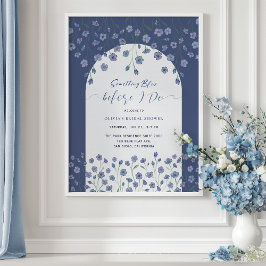 Something Blue Before I doブライダルシャワー ポスター