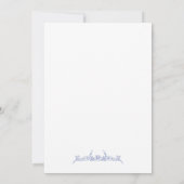 Something Blue Before I doブライダルシャワー 招待状 (裏面)