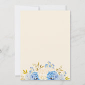 Something Blue Before I Doブライダル招待状 招待状 (裏面)