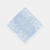 Something Blue Before I do ブライダルシャワーナプキン スタンダードランチョンナプキン (角)