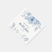Something Blue Before I Do ブライダルシャワーペーパー スタンダードカクテルナプキン (角)