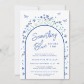 Something Blue Before I Do Archブライダルシャワー 招待状 (正面)