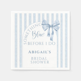 Something Blue Before I Do Bow  スタンダードカクテルナプキン
