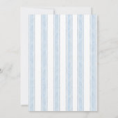 Something Blue Before I Do Bow Bridal Shower 招待状 (裏面)