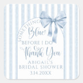 Something Blue Before I Do Bow Thank you スクエアシール (正面)
