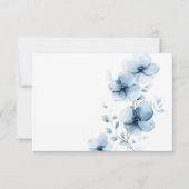 Something Blue Before I Do Bridal Shower サンキューカード (裏面)