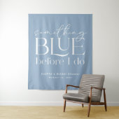 Something Blue Before I Do Bridal Shower タペストリー (インサイチュ)